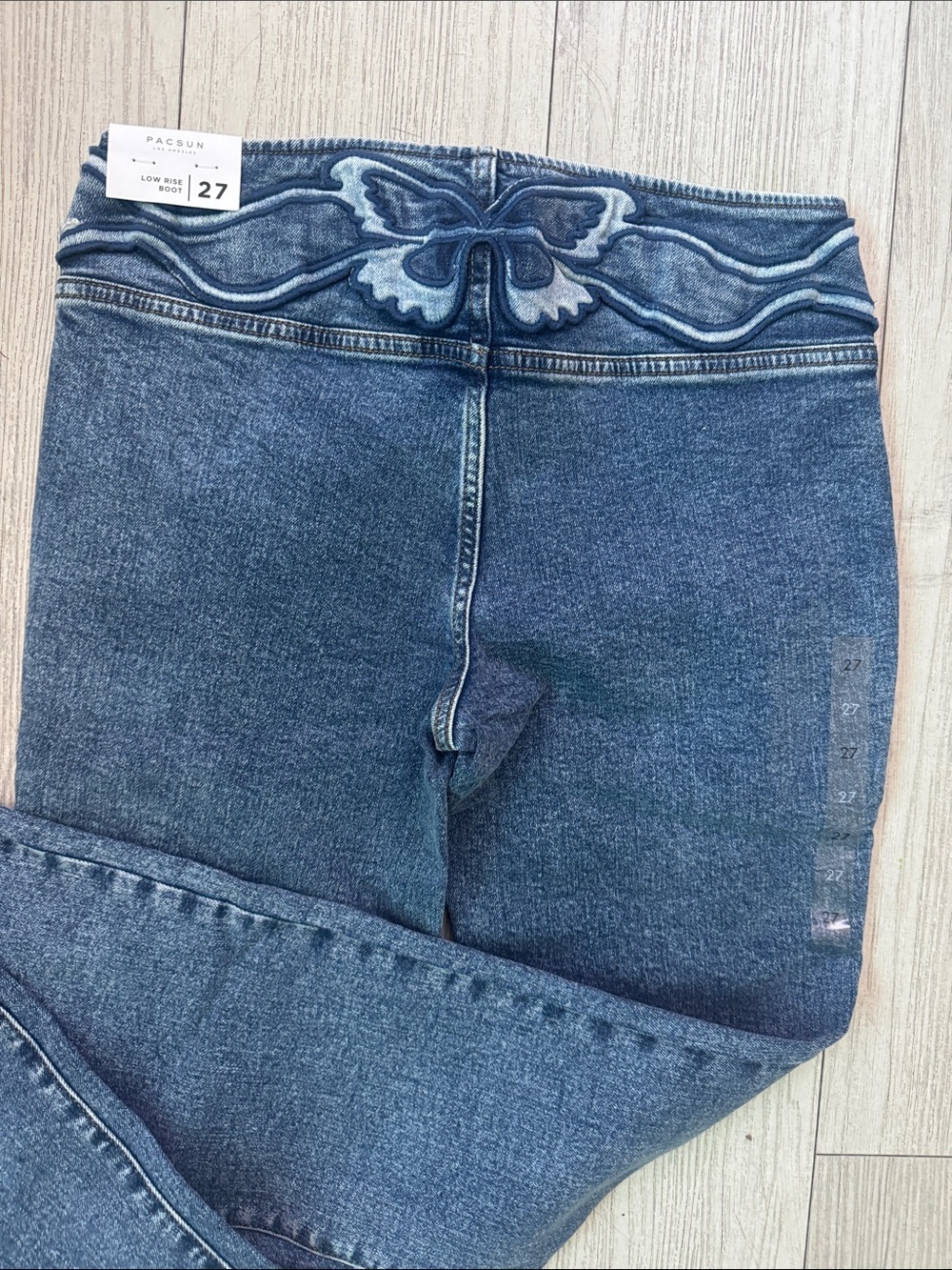 Women’s Dark Blue Denim Jeans - Classic High-Rise Flare